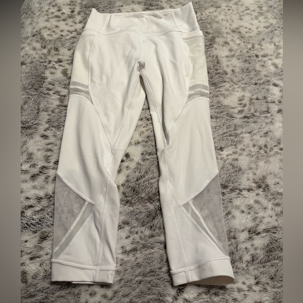 Lululemon White Athletic Leggings